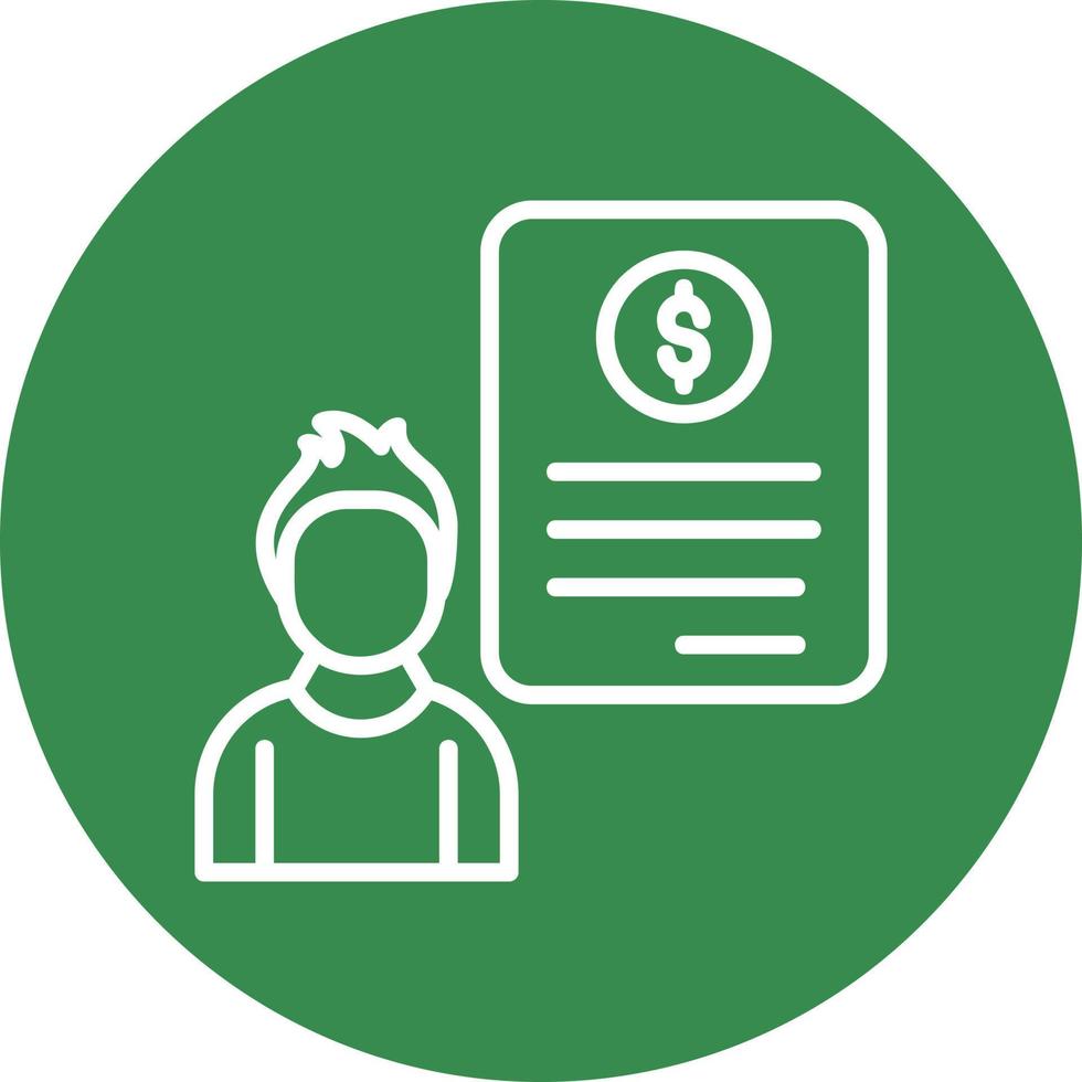 Auditor Vector Icon Design