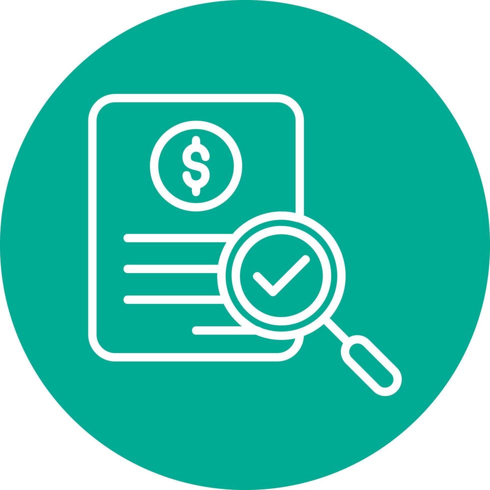 Audit Vector Icon Design
