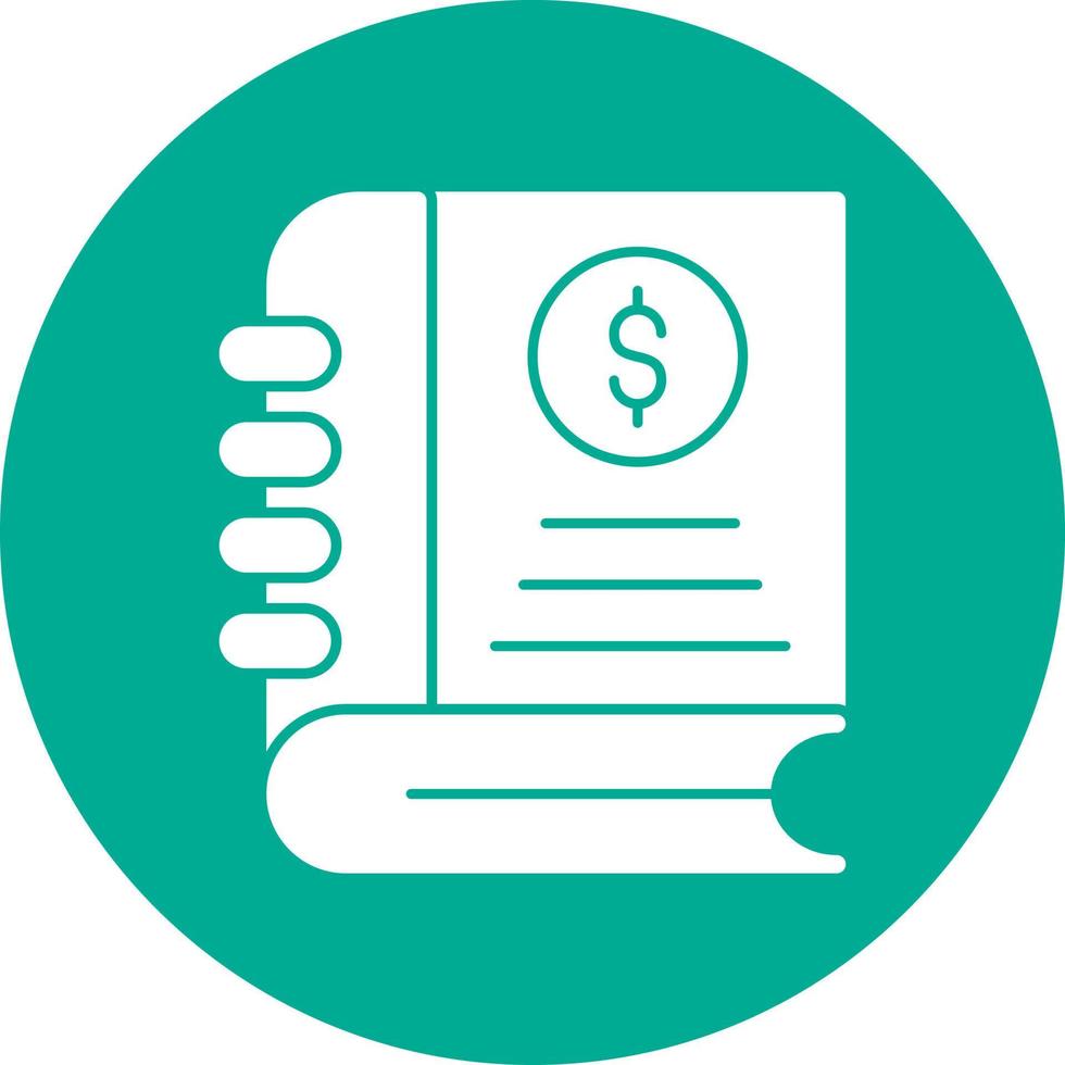 Book Keeping Vector Icon Design