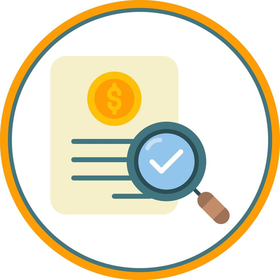 Audit Vector Icon Design