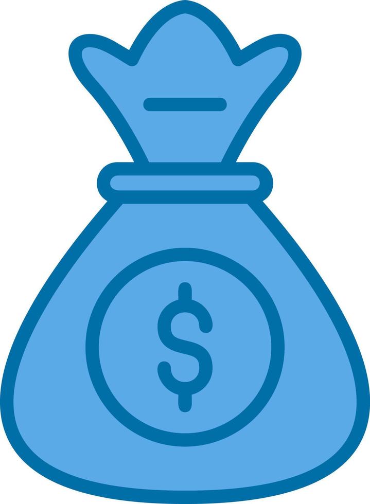 Money Bag Vector Icon Design