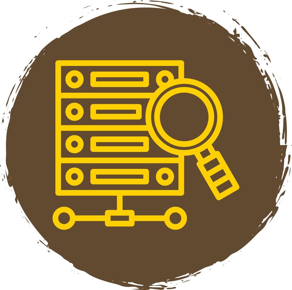 Data Query Vector Icon Design