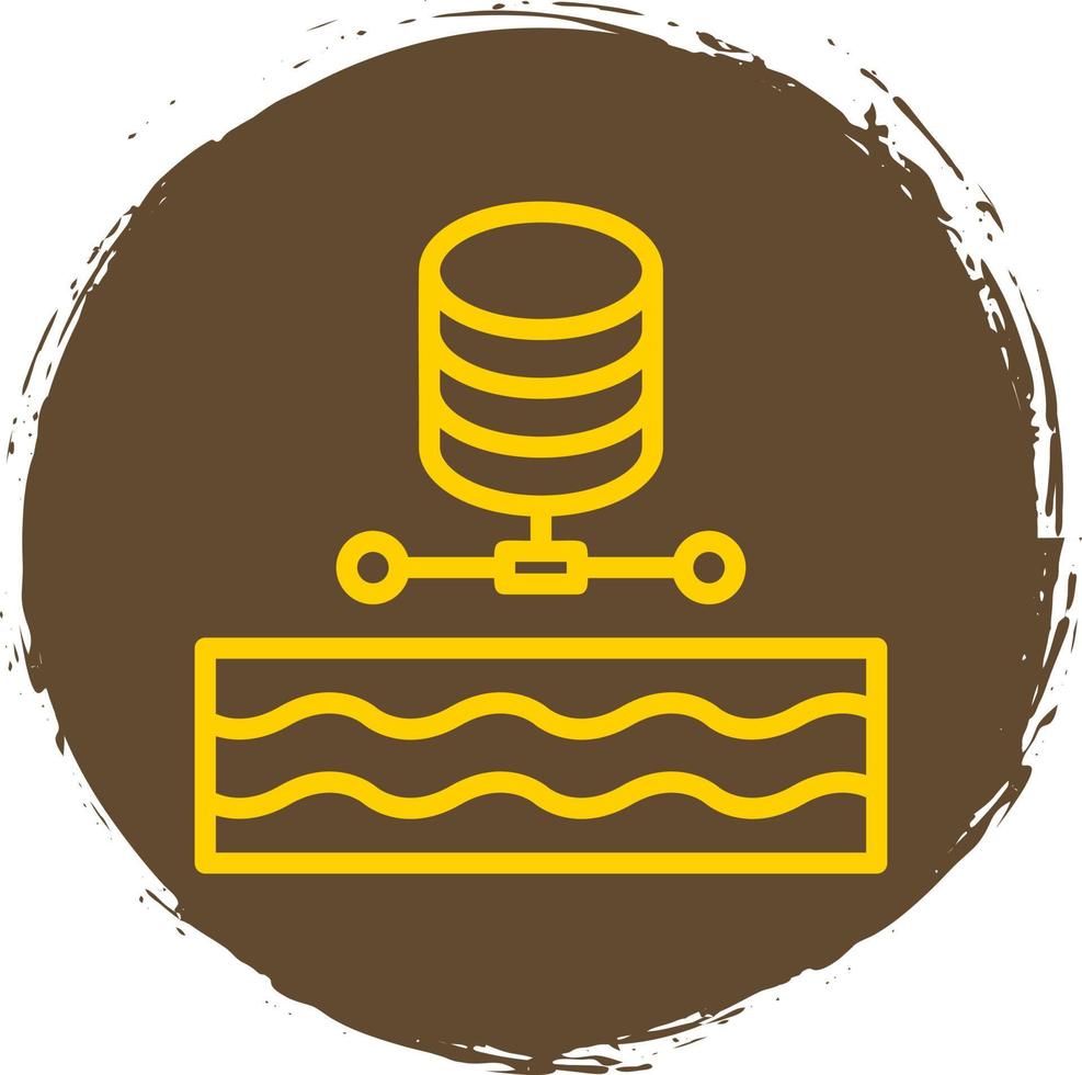 Data Lake Vector Icon Design