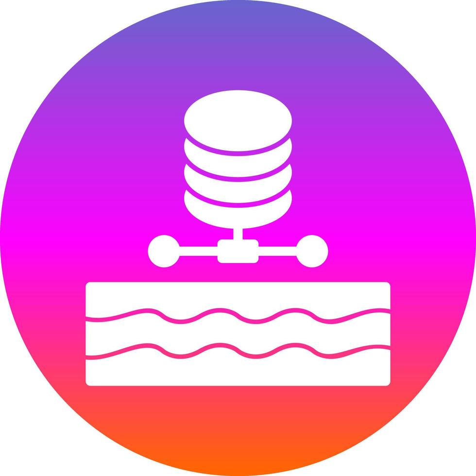 Data Lake Vector Icon Design