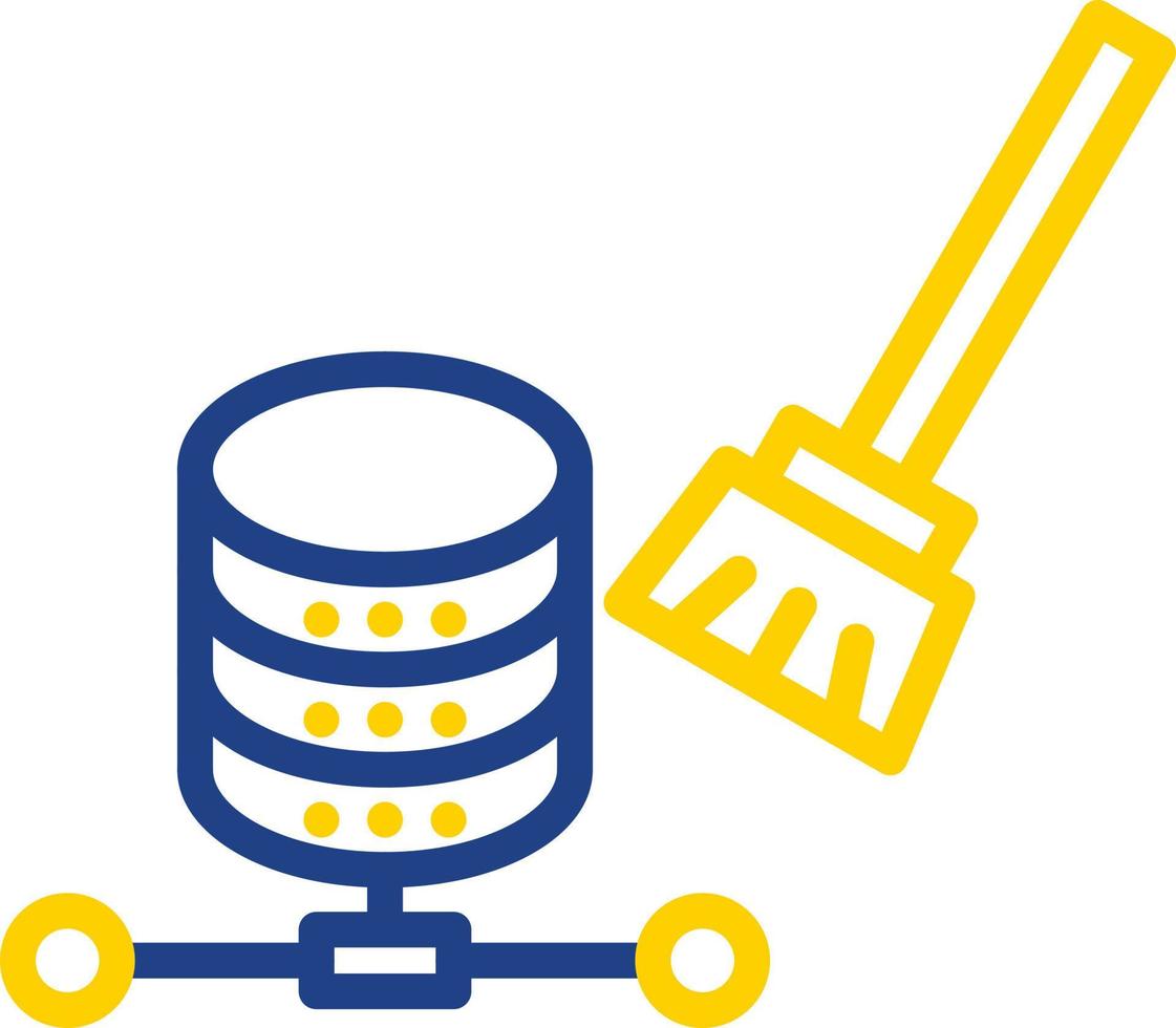 Data Cleansing Vector Icon Design