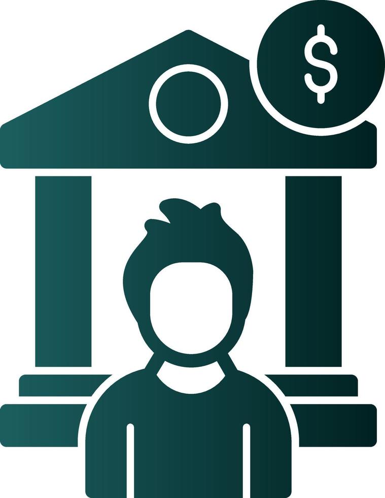 Personal Banking Vector Icon Design