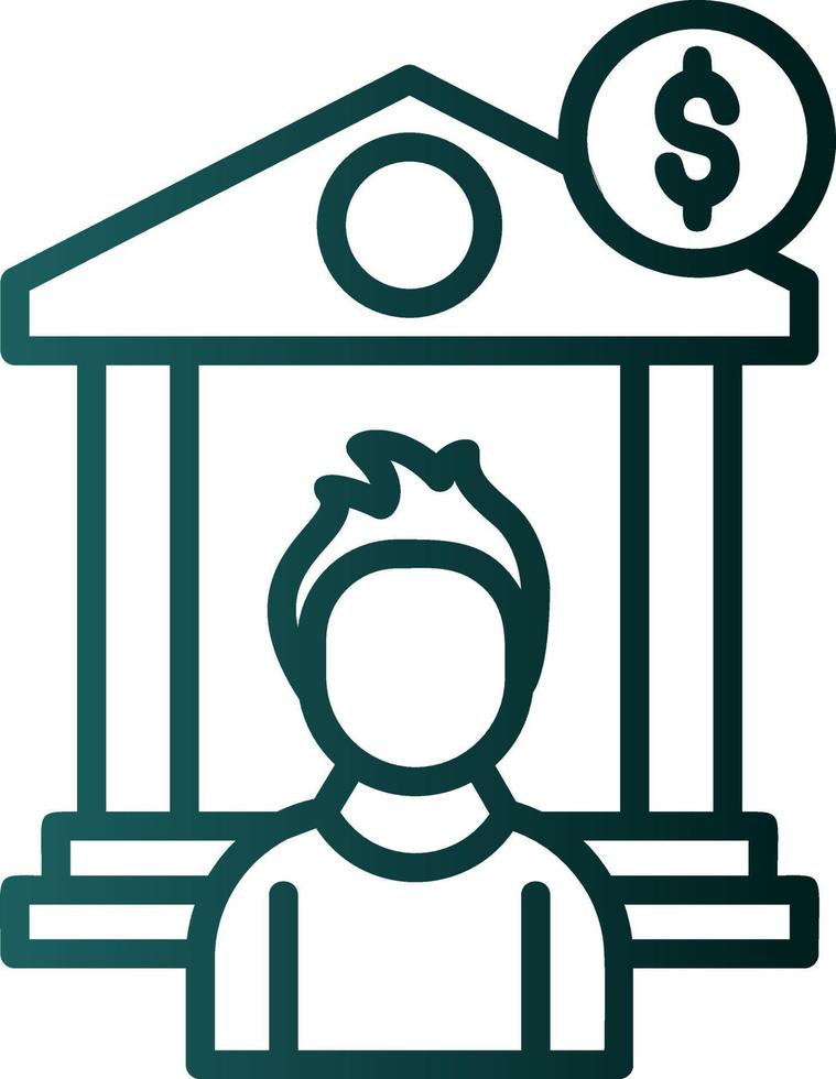 Personal Banking Vector Icon Design