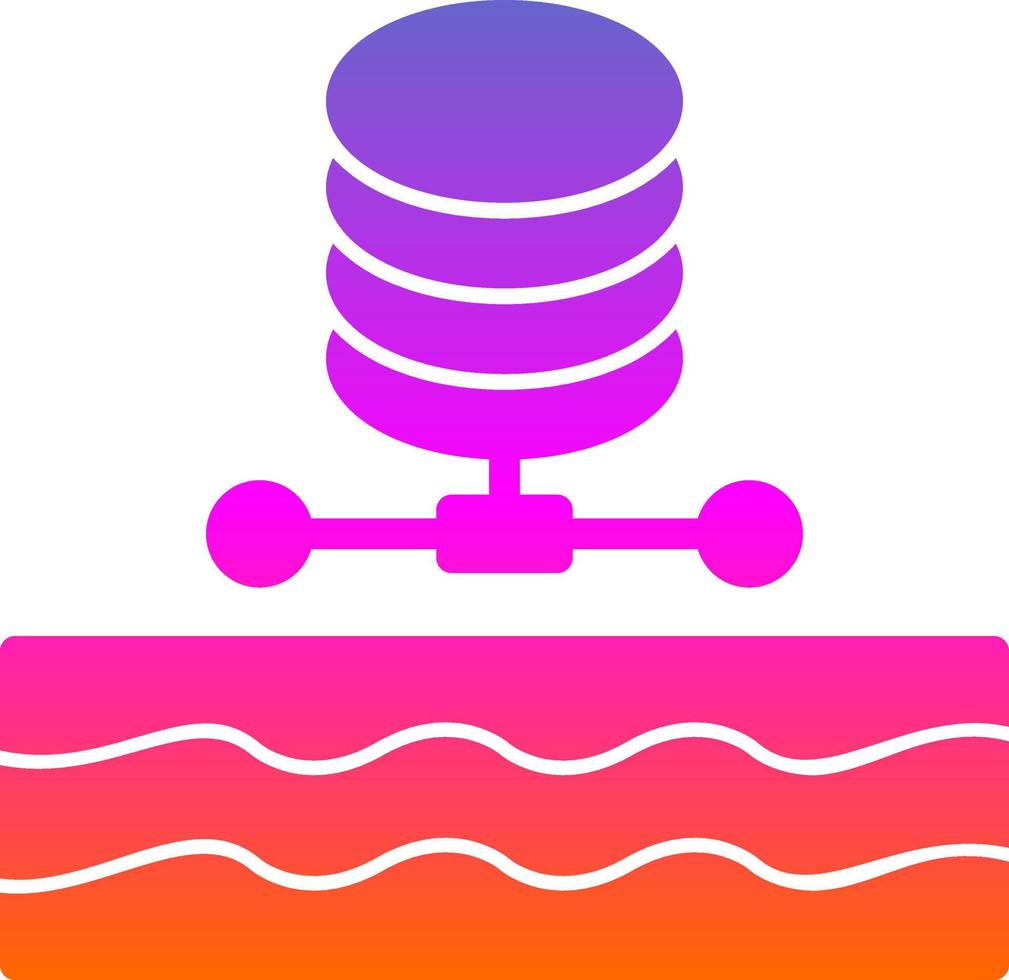 Data Lake Vector Icon Design
