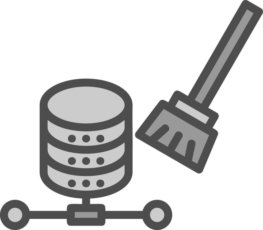 Data Cleansing Vector Icon Design