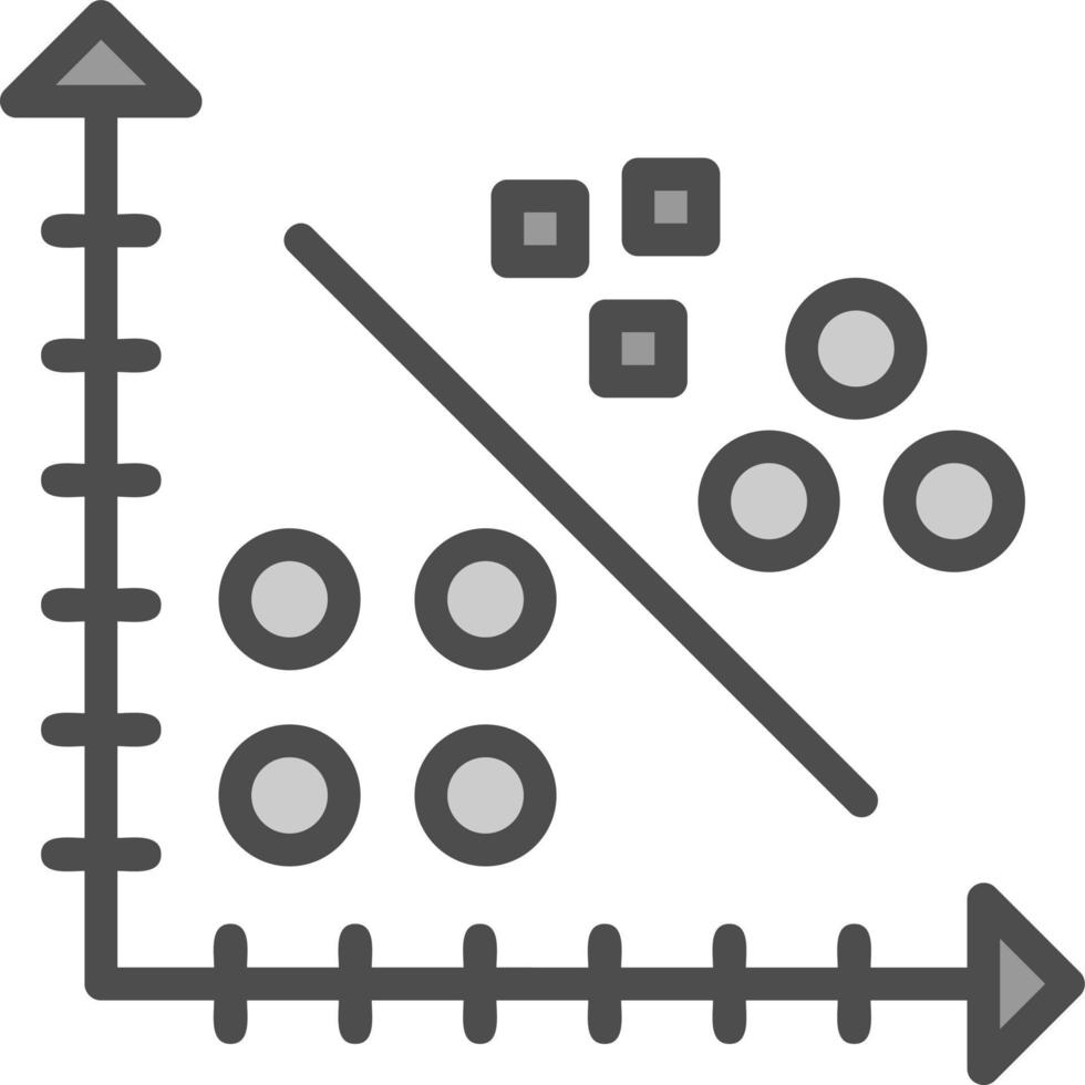 Cluster Analysis Vector Icon Design