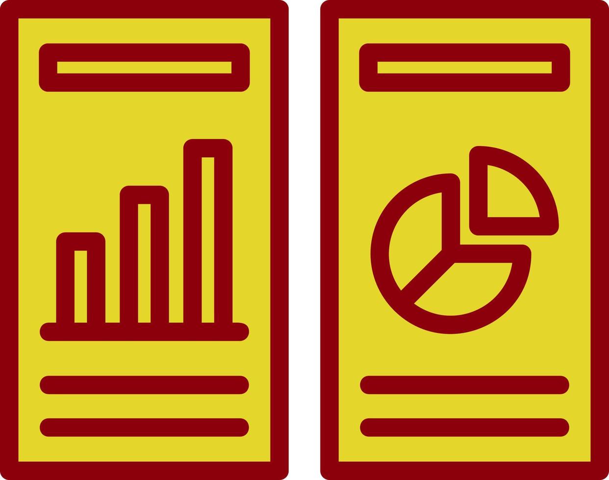 Comparative Analytics Vector Icon Design