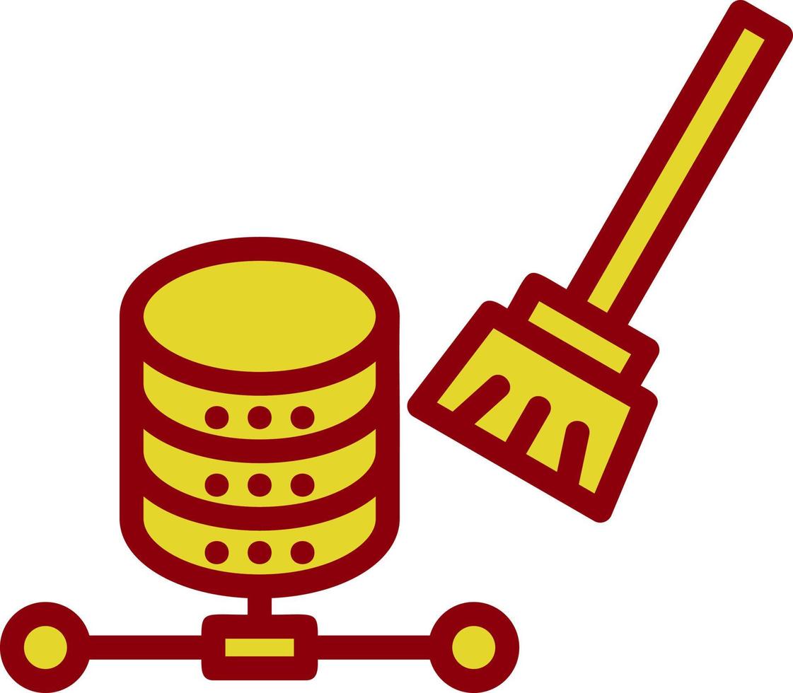 Data Cleansing Vector Icon Design