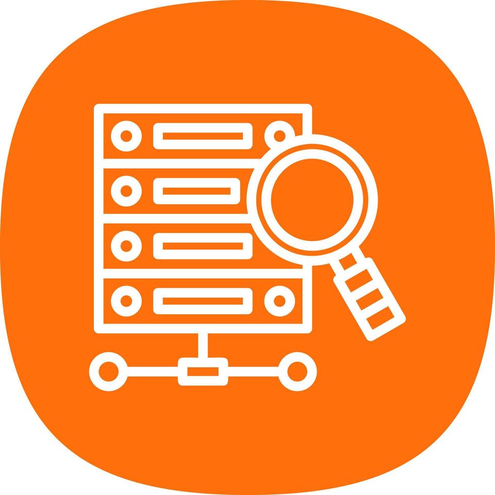 Data Query Vector Icon Design