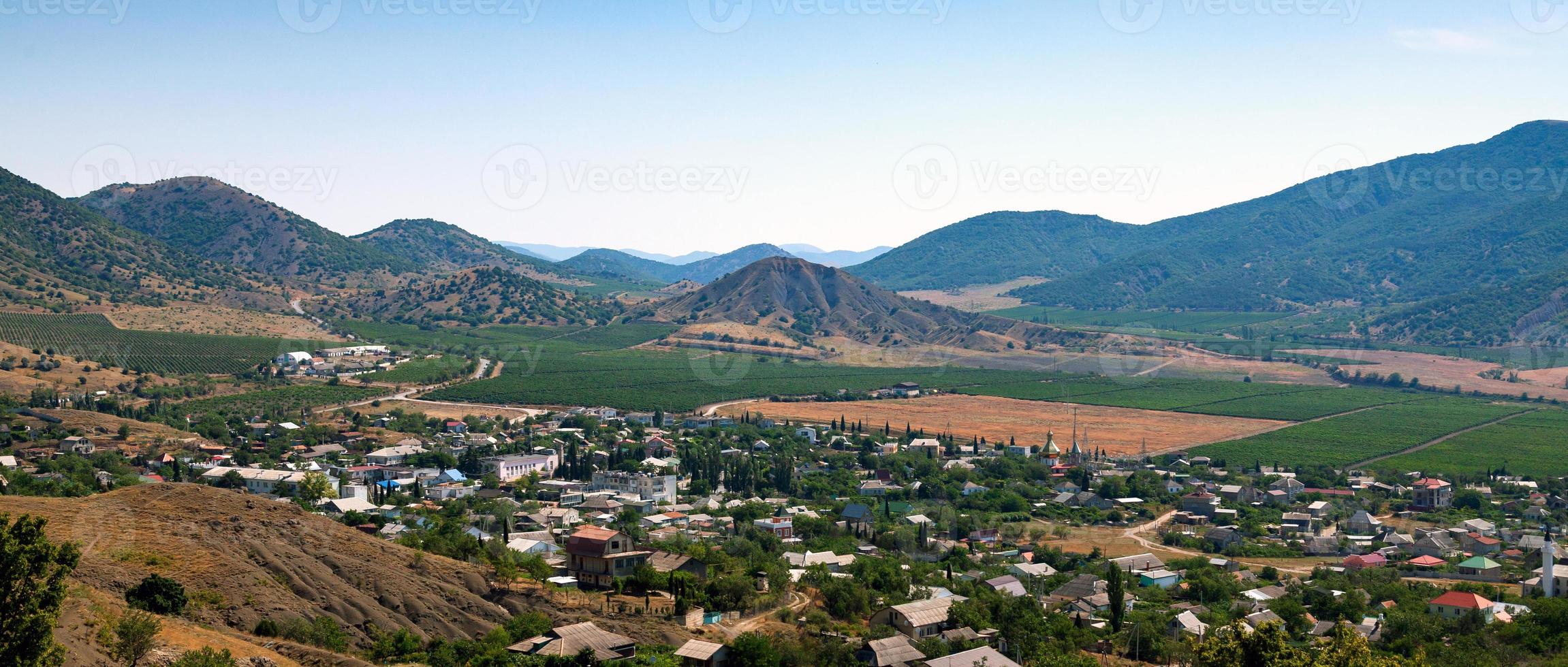 cordillera en la península de crimea foto