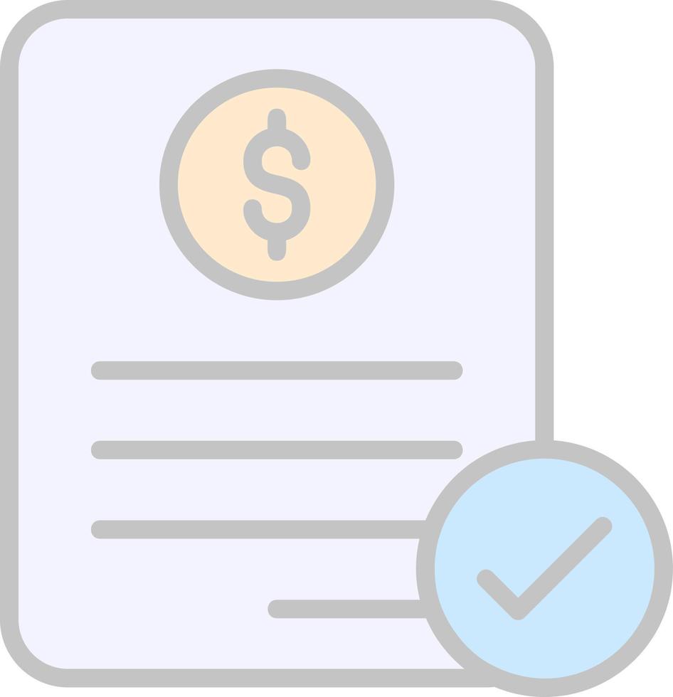 Invoice Vector Icon Design