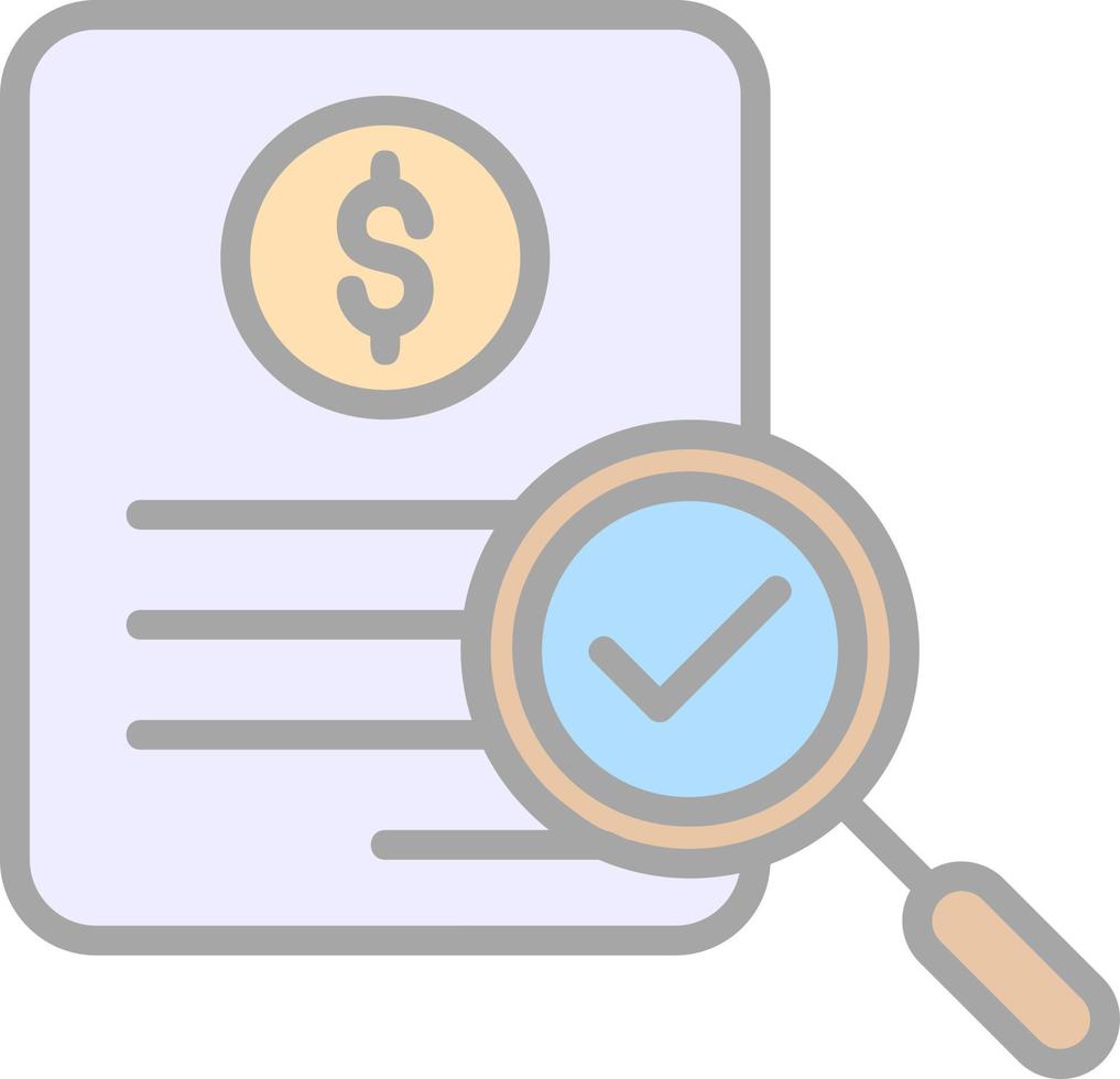 Audit Vector Icon Design