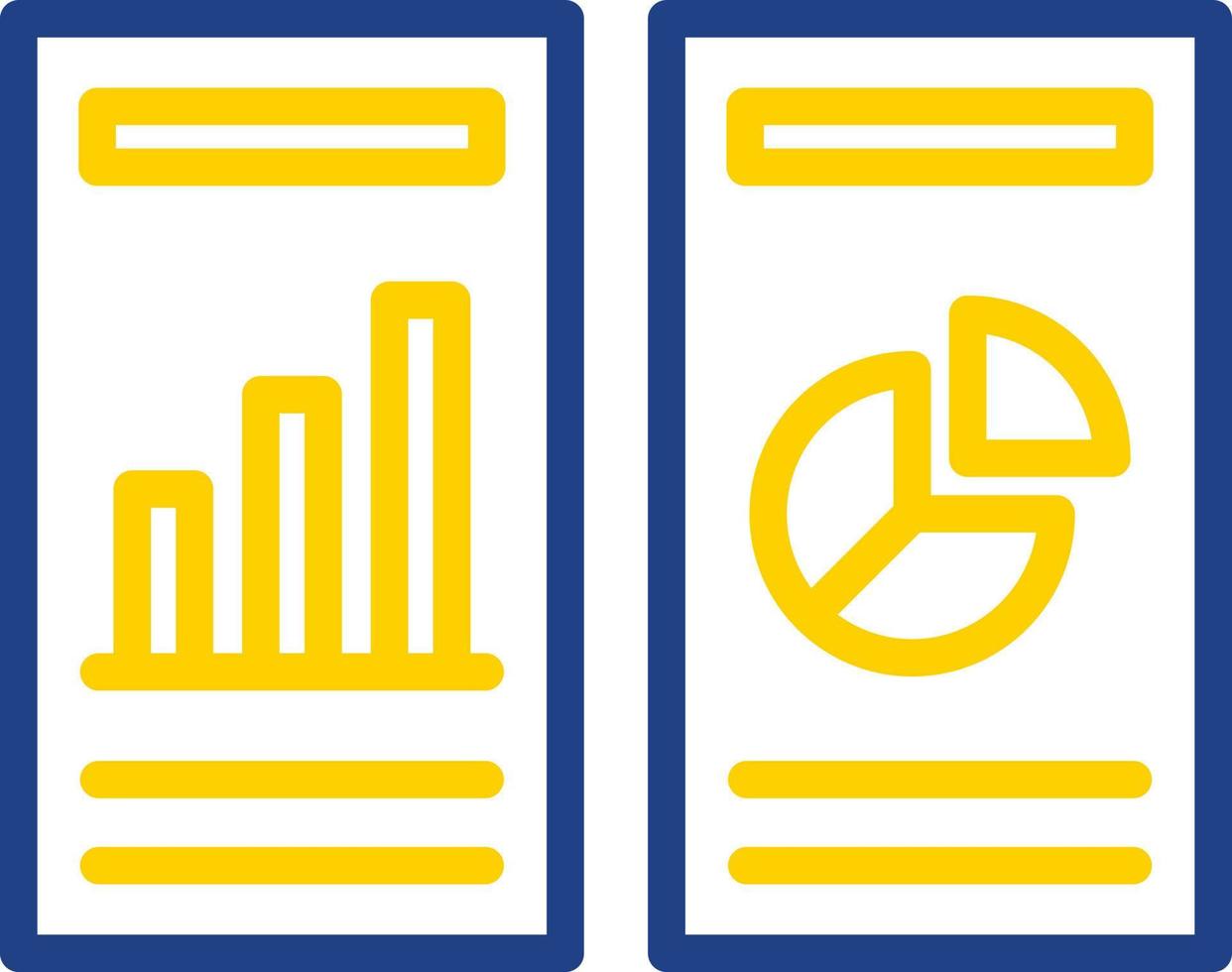 Comparative Analytics Vector Icon Design