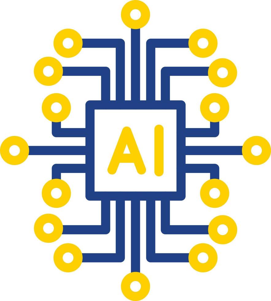 Artificial Intelligence Vector Icon Design
