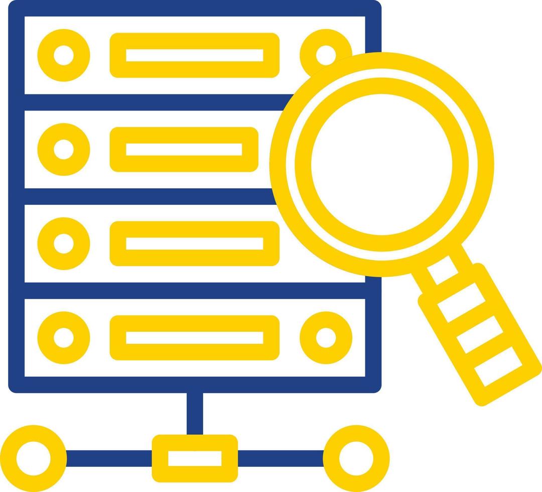 Data Query Vector Icon Design