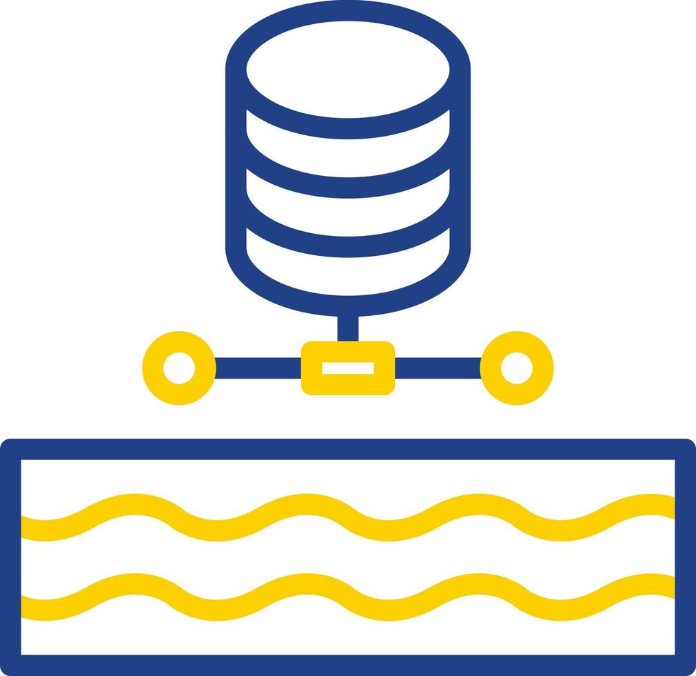 Data Lake Vector Icon Design