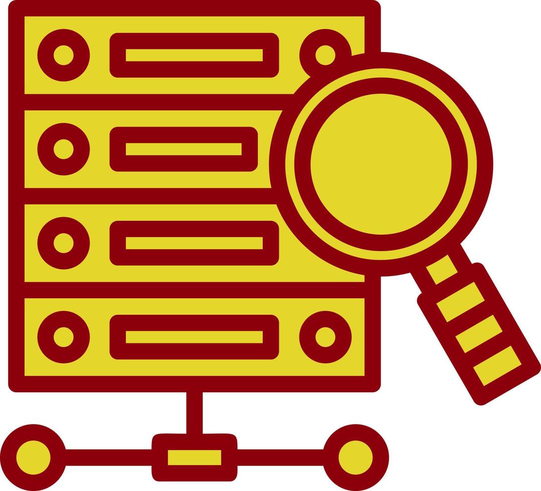 Data Query Vector Icon Design