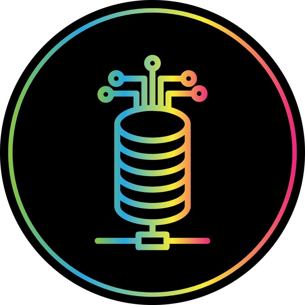 Big Data Vector Icon Design
