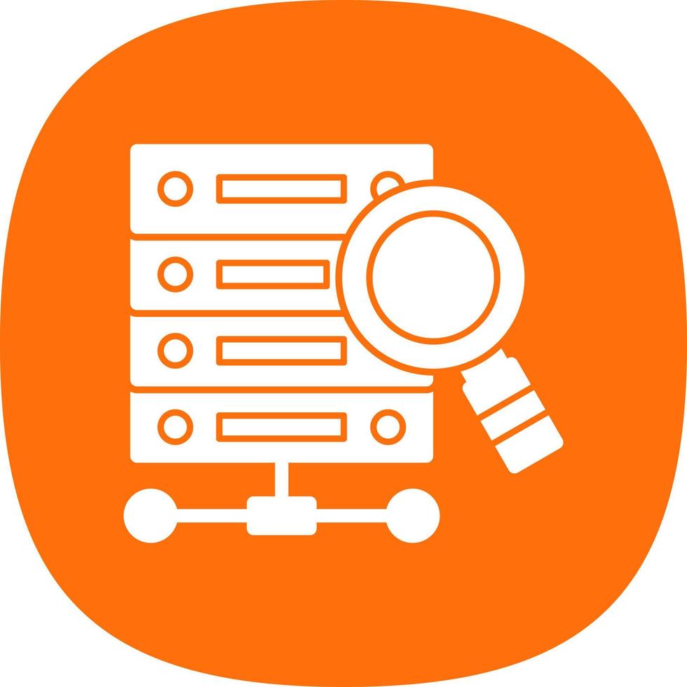 Data Query Vector Icon Design