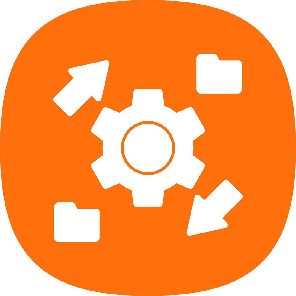 Data Transformation Vector Icon Design