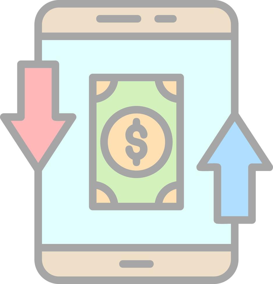 Transaction Vector Icon Design