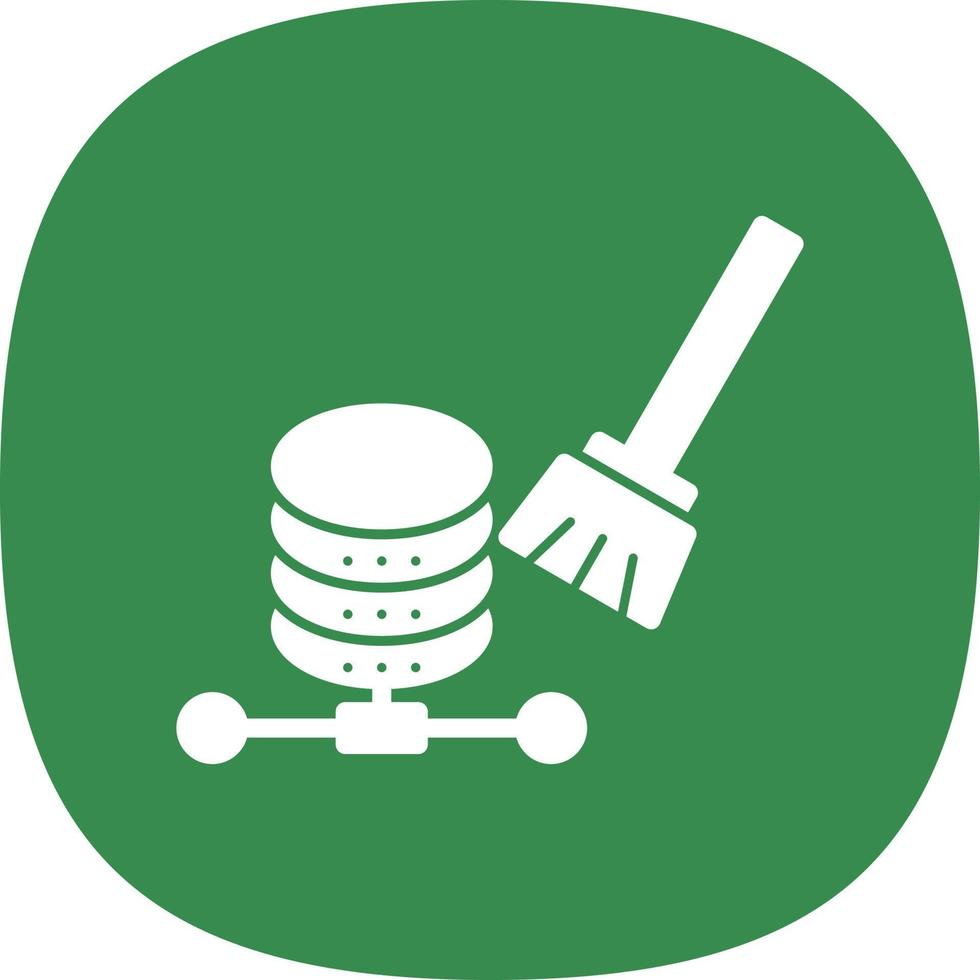 Data Cleansing Vector Icon Design