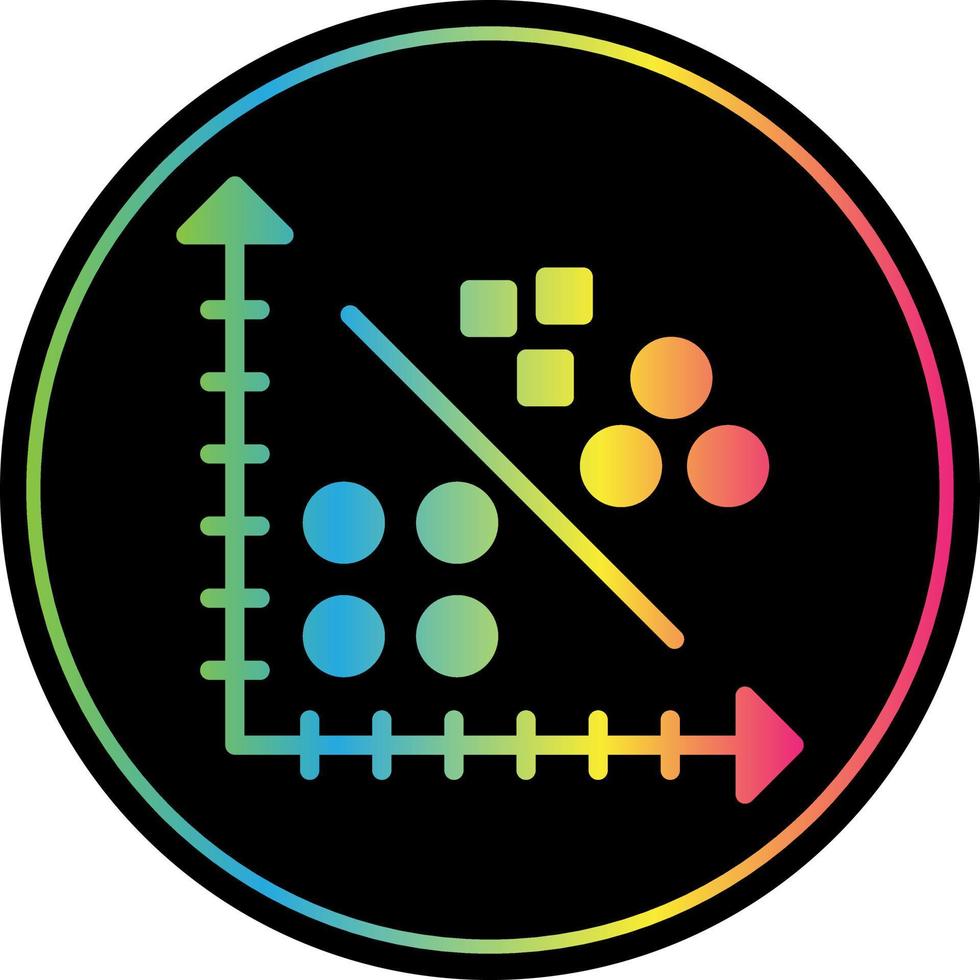 Cluster Analysis Vector Icon Design