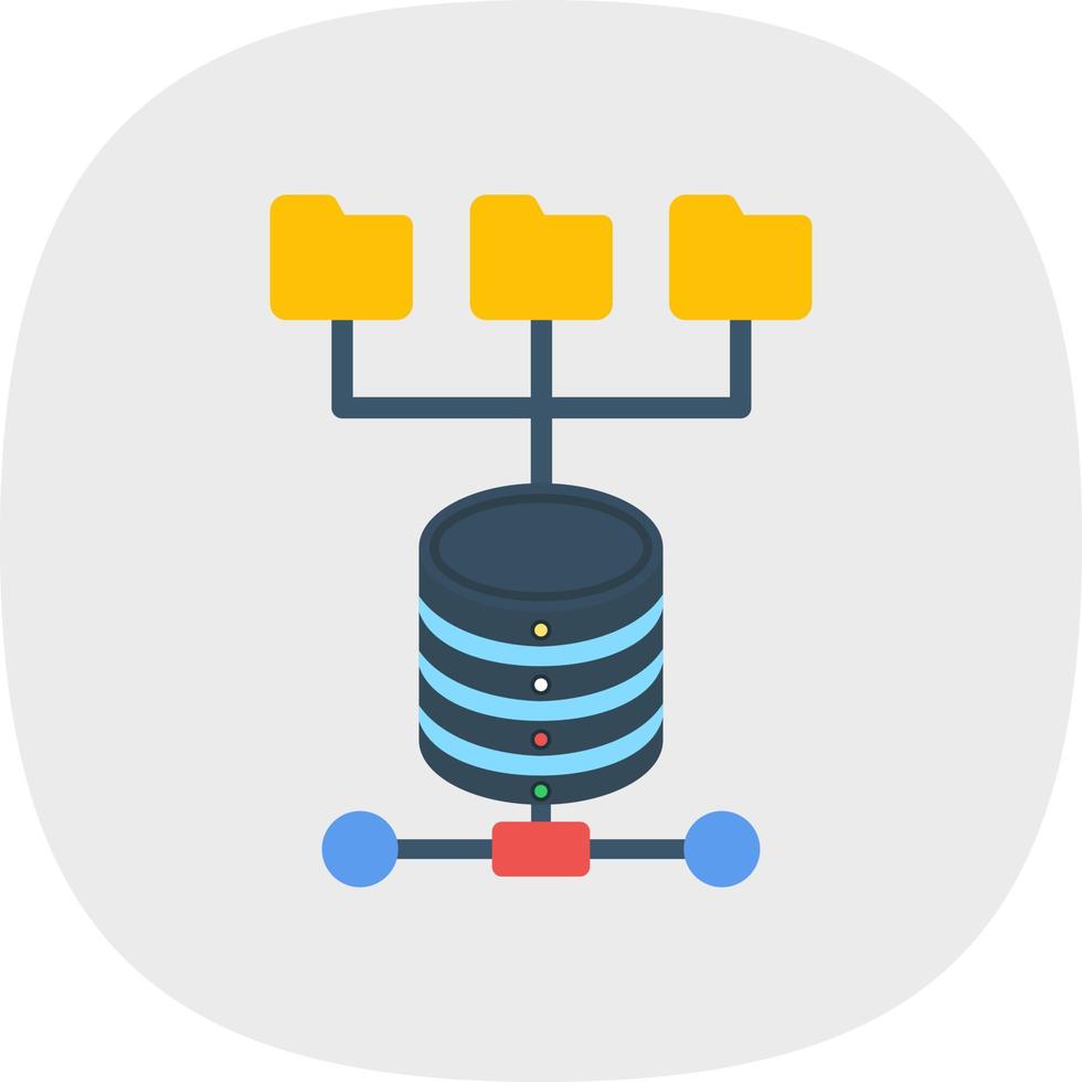 Data Source Vector Icon Design