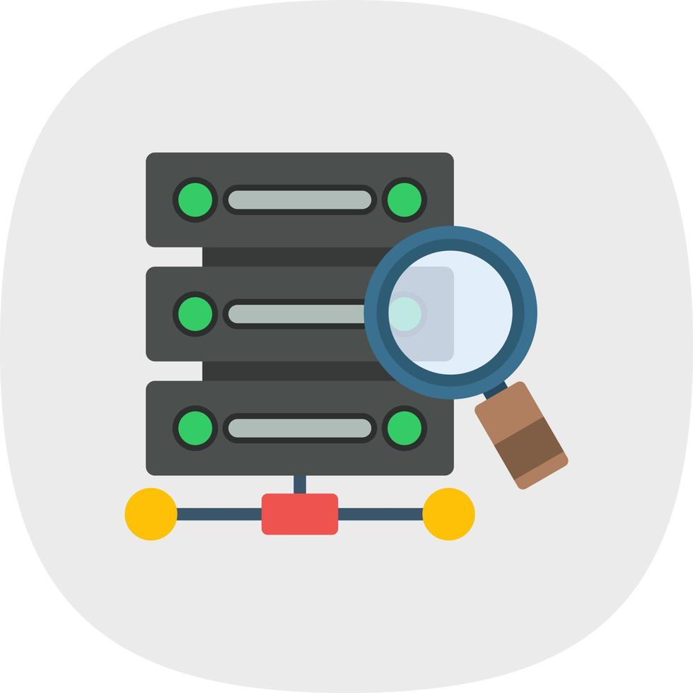 Data Query Vector Icon Design
