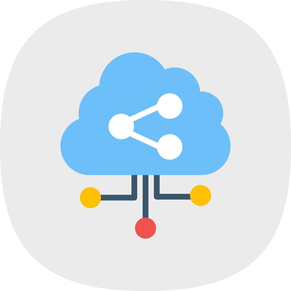 Data Sharing Vector Icon Design