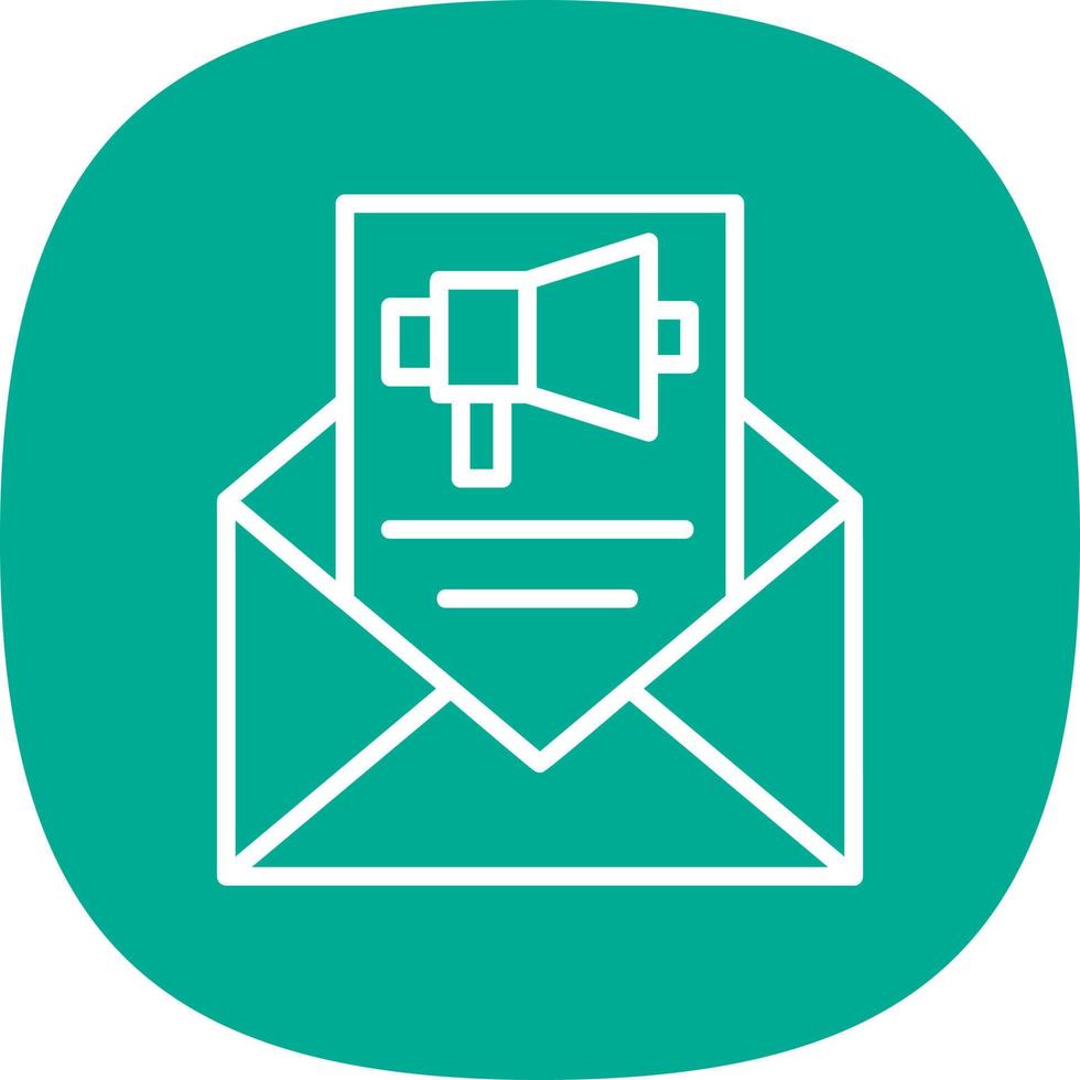 diseño de icono de vector de marketing por correo electrónico