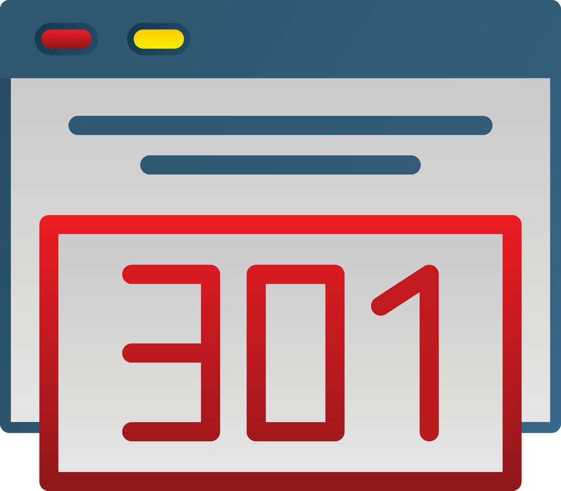 301 Redirect Vector Icon Design