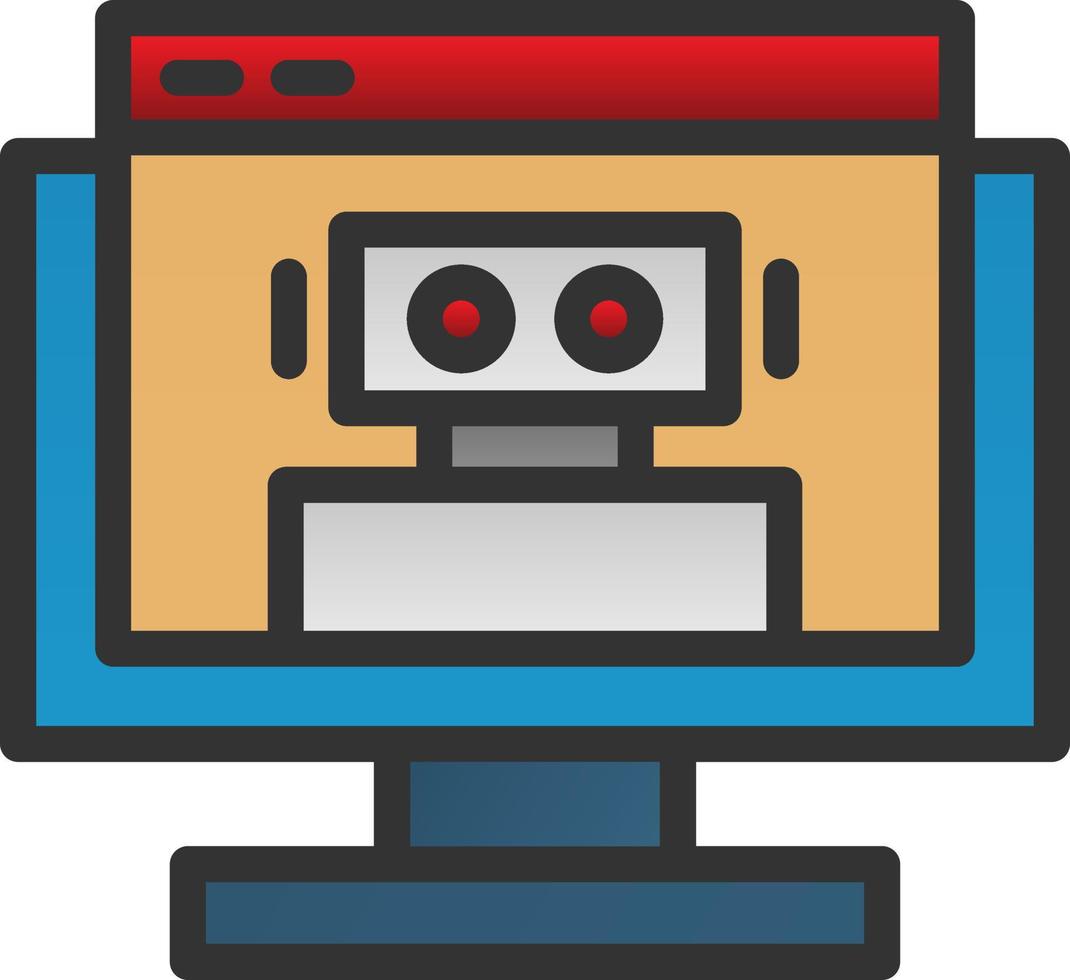 Bot Vector Icon Design