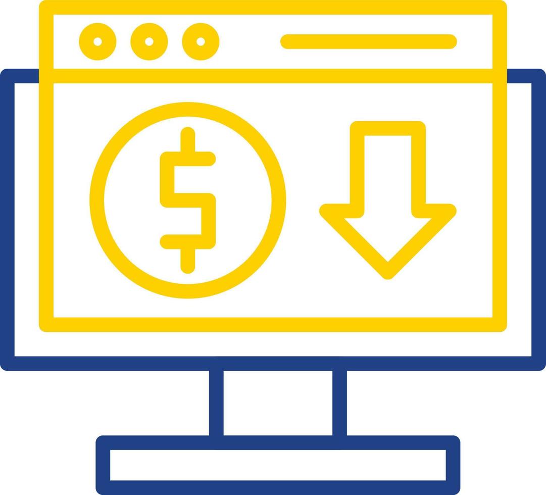 Online Income Vector Icon Design