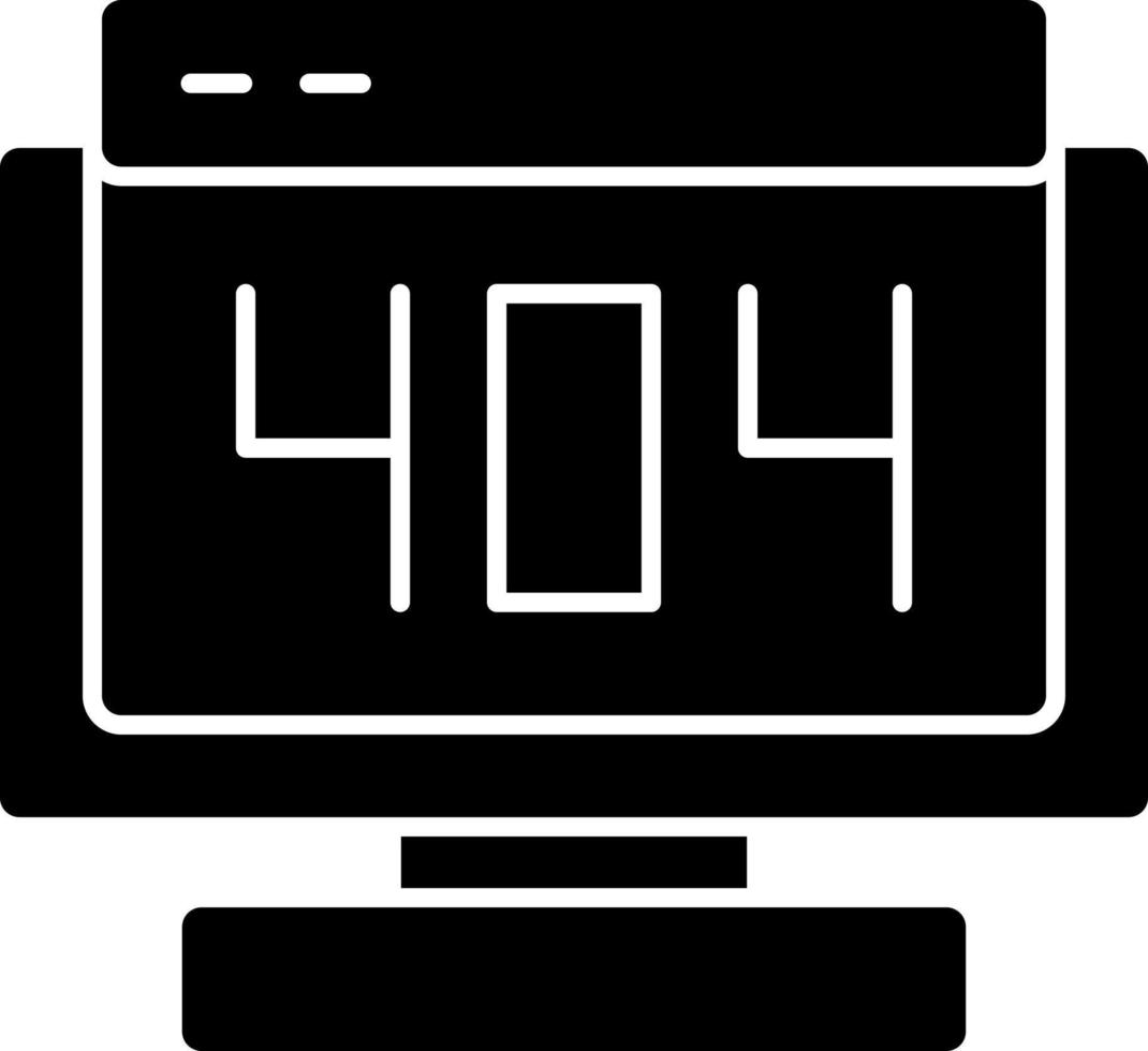 404 Error Vector Icon Design