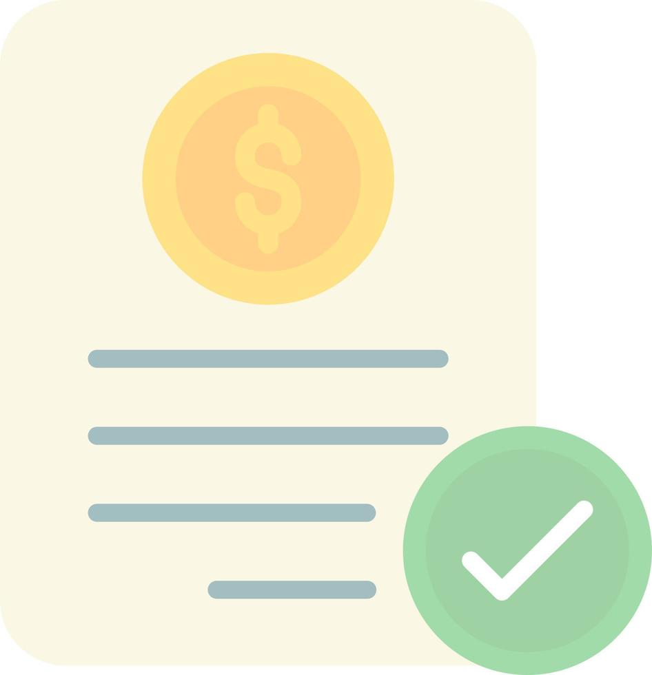 Invoice Vector Icon Design