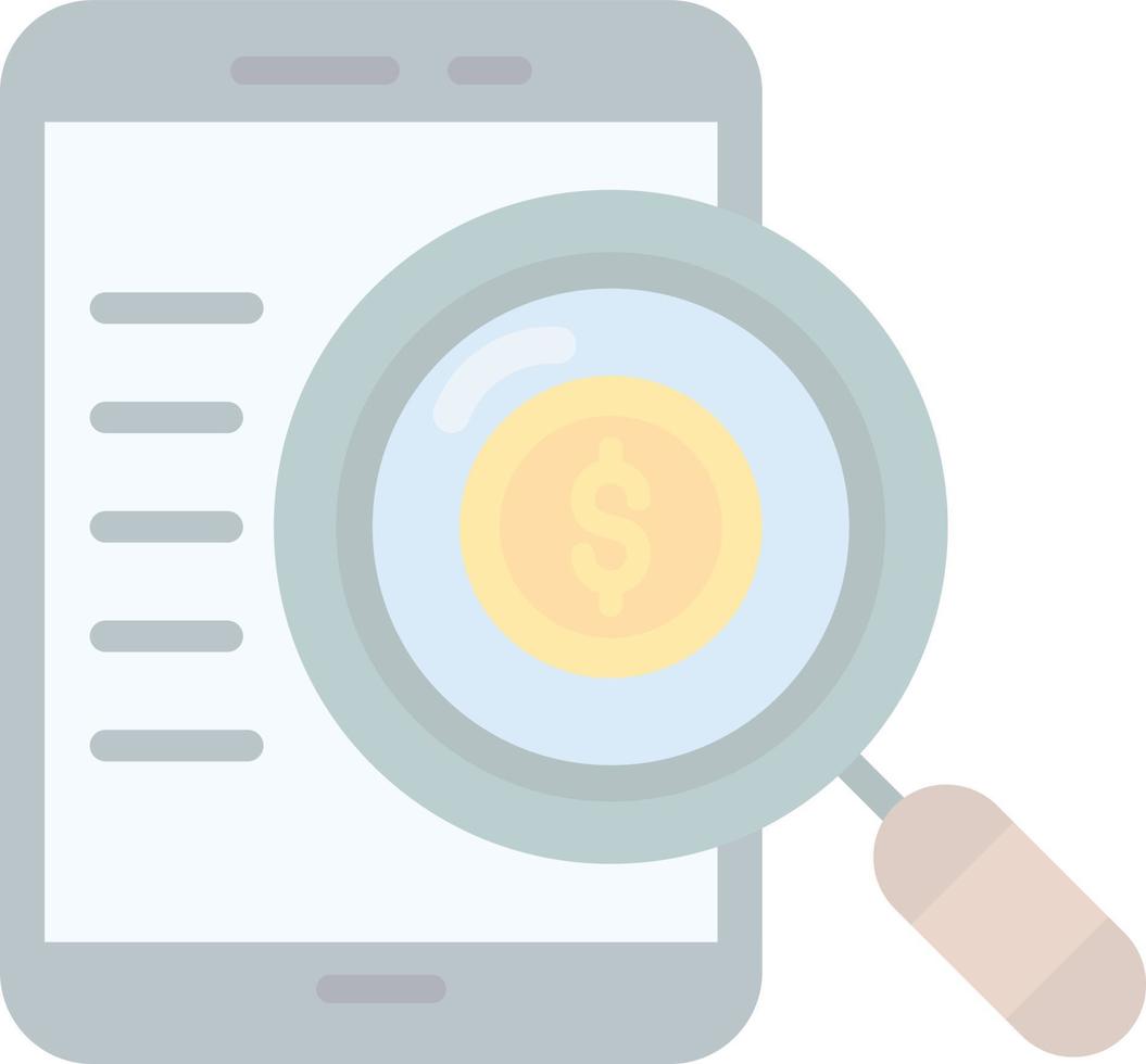 Money Forensics Vector Icon Design