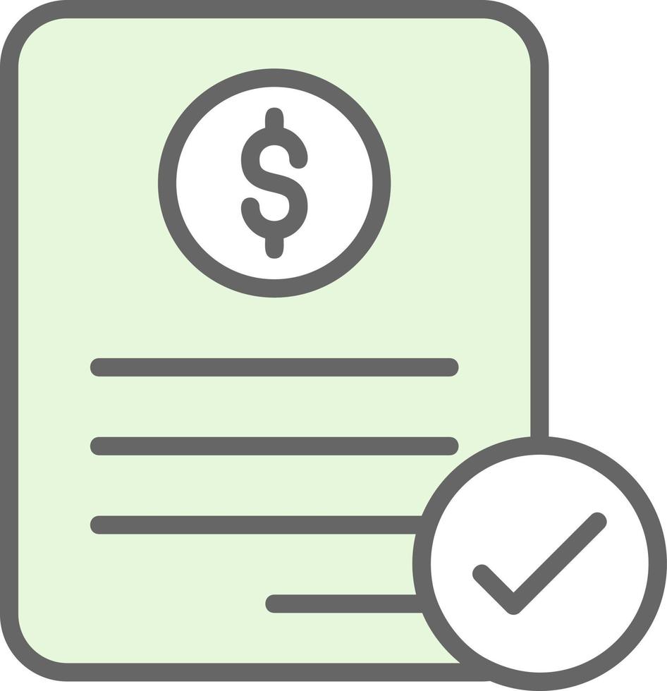 Invoice Vector Icon Design
