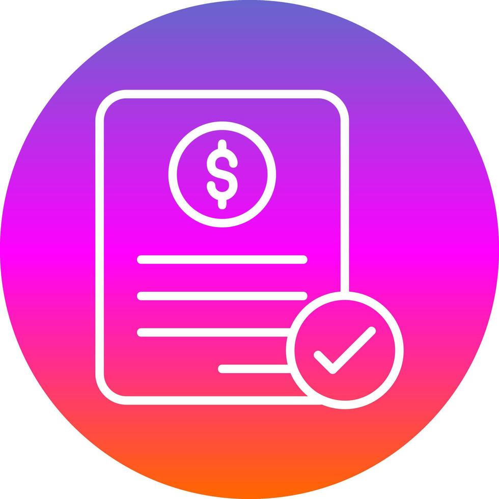 Invoice Vector Icon Design