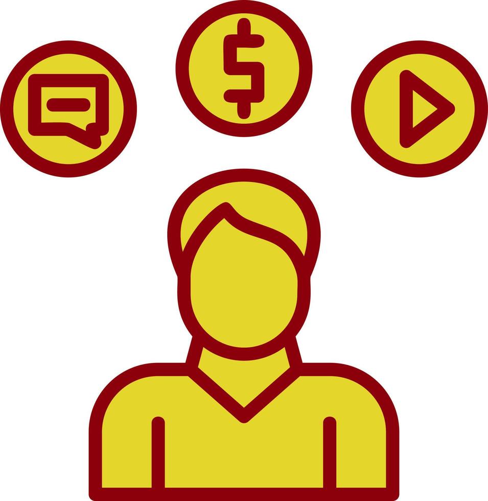 Consumer Behavior Vector Icon Design