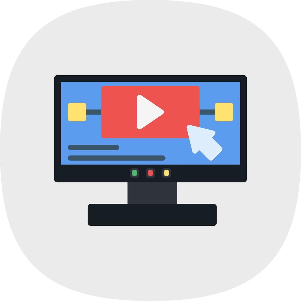 Interactive Content Vector Icon Design