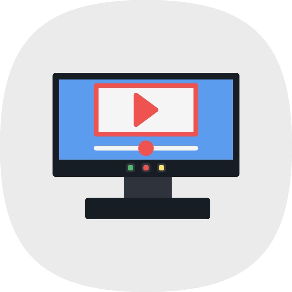 Live Stream Vector Icon Design