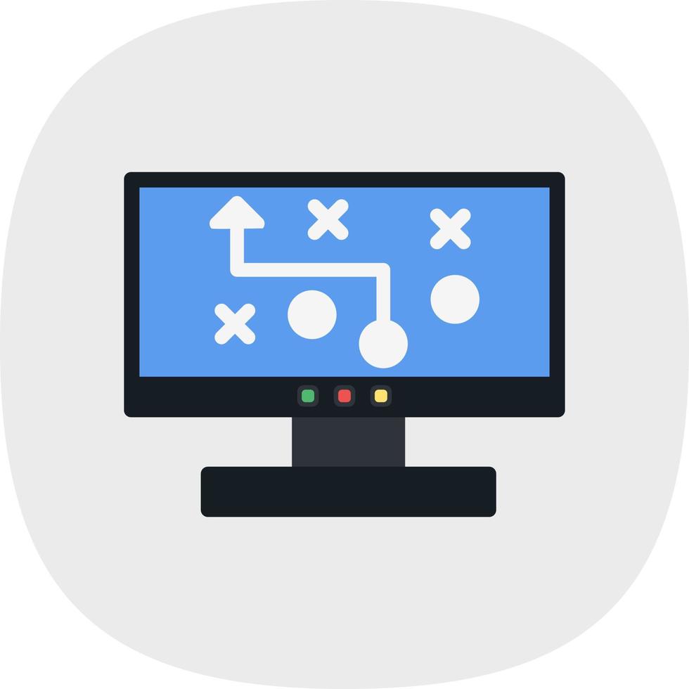 Digital Strategy Vector Icon Design