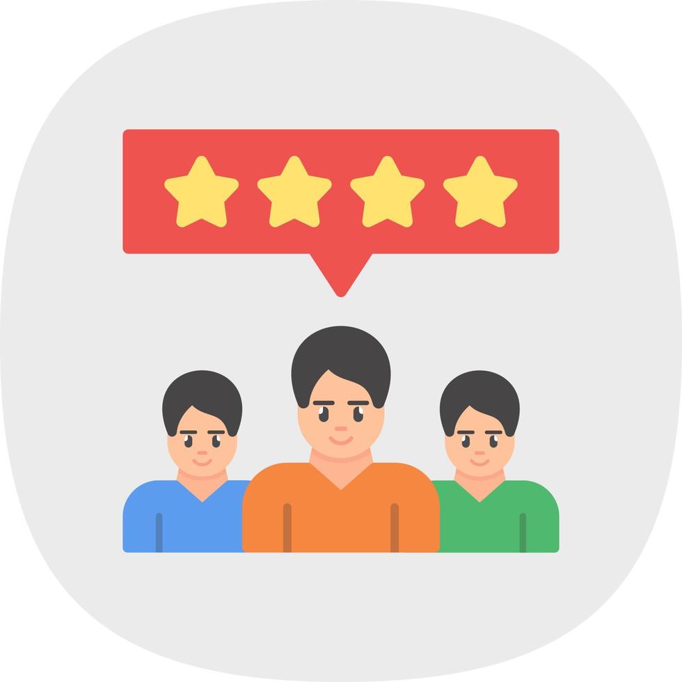 Customer Reviews Vector Icon Design