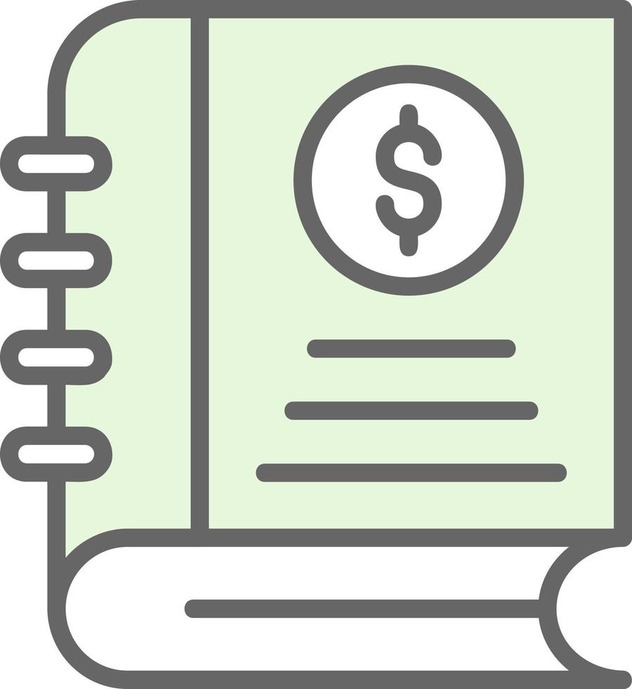 Book Keeping Vector Icon Design