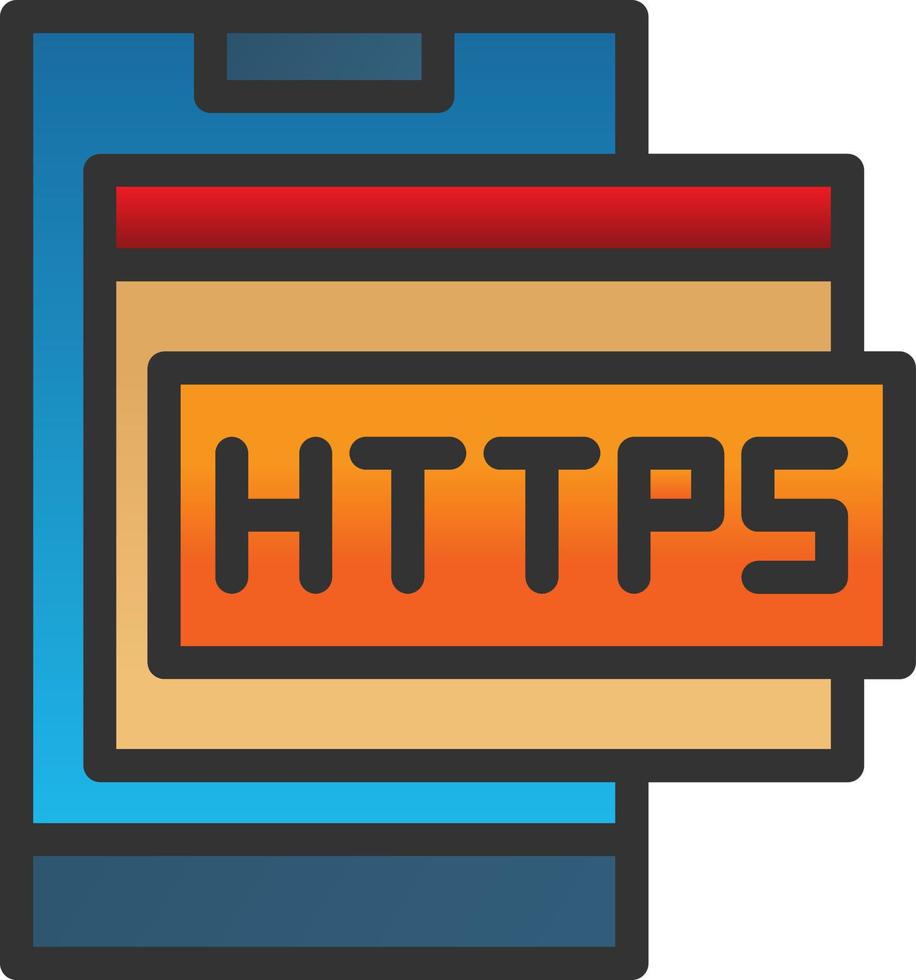Https Vector Icon Design